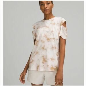 lululemon all yours cut out Tie-Dye Short Sleeve Tee Size 8